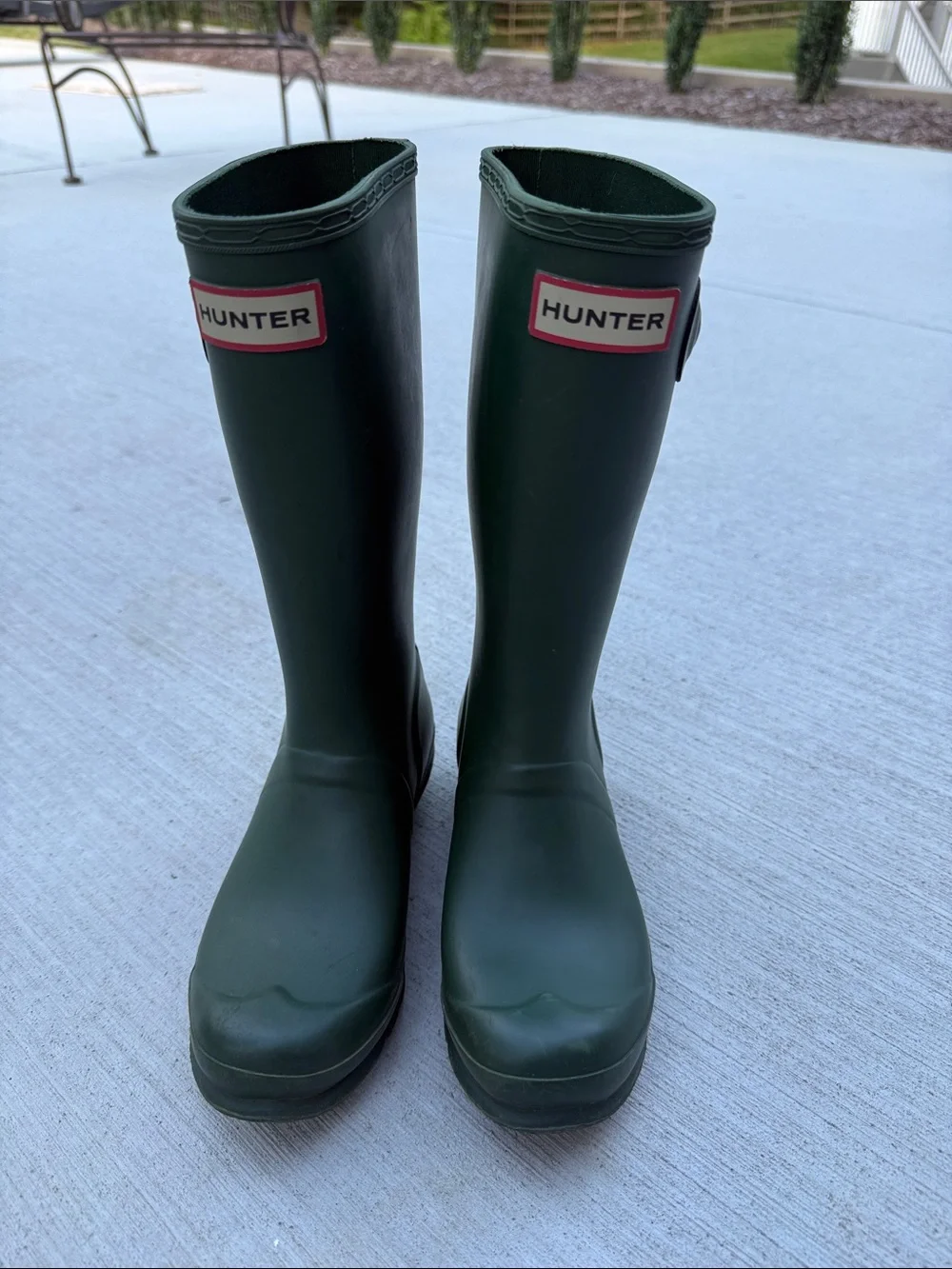 Hunter Original Kids Boots Hunter Green EU 34 Unisex Girls 4 Boys 3